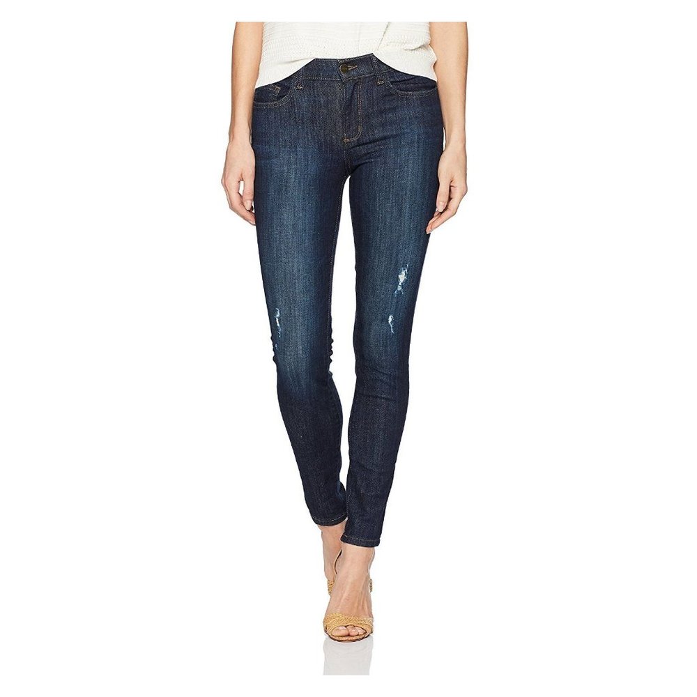 Siwy Women's 26 Lauren Mid Rise Skinny Jeans One Way Dark Denim Nordstrom Macys